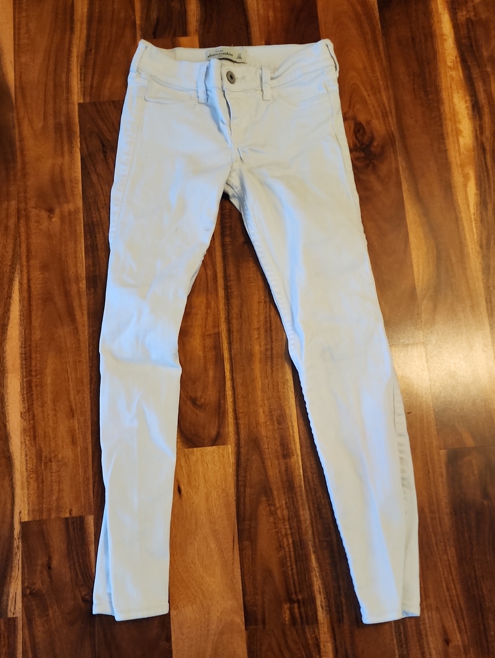 Abercrombie Kids Light White Skinny Jeans